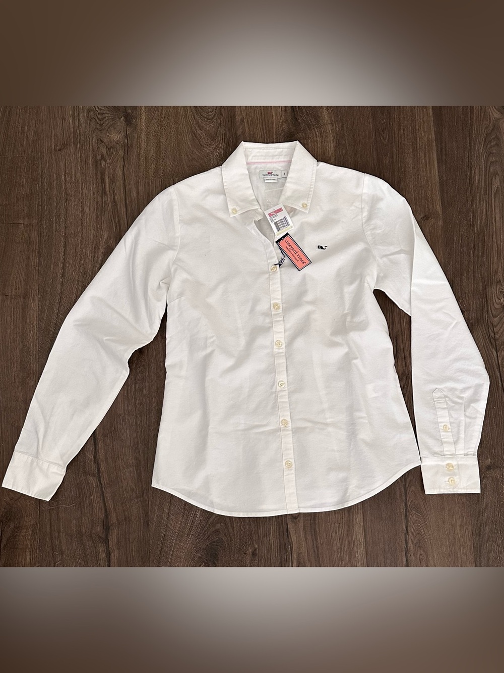 NWT - Vineyard Vines Women's White Button-Down Oxford Shirt